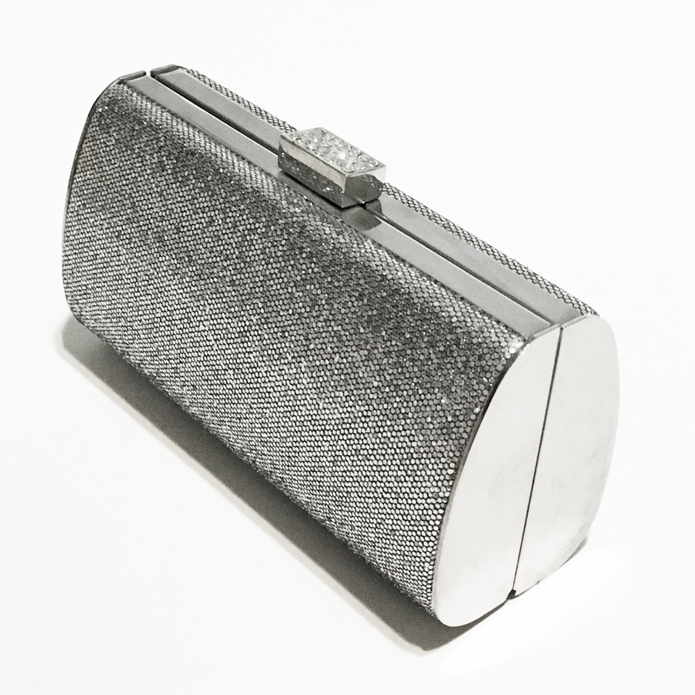 Sasha Macy's Evening Clutch Glitter Hard Bag